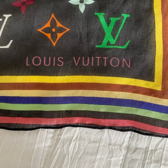 Louis Vuitton multicolor monogram bandana - Picture 2 of 16